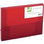 Rote Dokumentenboxen DIN A4 aus Kunststoff 
