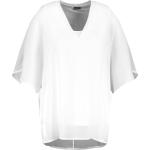 Offwhitefarbene Gerry Weber Samoon 2 in 1 Shirts aus Jersey für Damen Größe XL Große Größen 