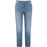 Reduzierte Blaue Gerry Weber Samoon 5-Pocket Jeans aus Baumwolle für Damen Größe L Große Größen 