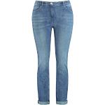 Reduzierte Blaue Gerry Weber Samoon 5-Pocket Jeans aus Baumwolle für Damen Größe L Große Größen 