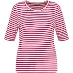Reduzierte Halblangärmelige Gerry Weber Samoon T-Shirts aus Jersey enganliegend für Damen Größe L Große Größen 