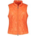 Orange Unifarbene Gerry Weber Samoon Damensteppwesten aus Polyester gepolstert Größe XL Große Größen 