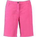 Magentafarbene Gerry Weber Samoon Jeans-Bermudas aus Denim für Damen Größe M Große Größen 