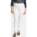 Weiße Unifarbene Business Gerry Weber Samoon Slim Fit Jeans aus Denim für Damen Größe XXL Große Größen 