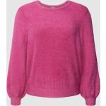 Pinke Unifarbene Gerry Weber Samoon Strickpullover aus Polyamid für Damen Größe XL Große Größen 