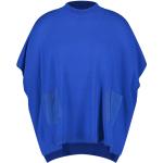 Blaue Unifarbene Kurzärmelige Gerry Weber Samoon Stehkragen Wintermode für Damen Größe L Große Größen für den für den Herbst 