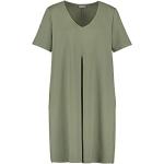 Grüne Gerry Weber Samoon V-Ausschnitt Shirtkleider für Damen Große Größen für den für den Sommer 