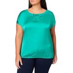 Grüne Halblangärmelige Gerry Weber Samoon T-Shirts für Damen Große Größen 