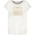 Weiße Gerry Weber Samoon Rundhals-Ausschnitt T-Shirts für Damen Größe XL Große Größen 