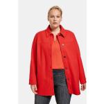 Reduzierte Rote Unifarbene Gerry Weber Samoon Maxi Winterjacken aus Polyester für Damen Große Größen 