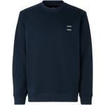 Marineblaue Samsøe & Samsøe Herrensweatshirts Größe L für den für den Herbst 