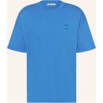 Blaue Samsøe & Samsøe Bio T-Shirts aus Baumwolle für Herren Übergrößen 