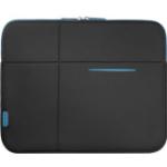 Schwarze Samsonite Airglow Laptop Sleeves & Laptophüllen mit Reißverschluss aus Neopren kratzfest 