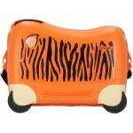 Orange Samsonite Kunststofftrolleys mit Riemchen mit Rollen für Kinder XS - Extra Klein 