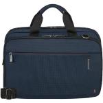 Blaue Samsonite Network Herrenlaptoptaschen & Herrennotebooktaschen mit Reißverschluss 