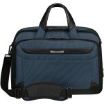 Blaue Samsonite Pro-DLX Herrenlaptoptaschen & Herrennotebooktaschen mit Reißverschluss aus Kunstfaser 