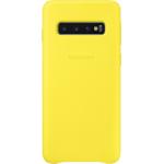 Gelbe SAMSUNG Samsung Galaxy S10 Cases aus Leder 