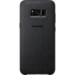 Silbergraue SAMSUNG Samsung Galaxy S8+ Cases aus Veloursleder kratzfest 