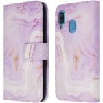 Lila Samsung Galaxy A40 Hüllen Art: Flip Cases aus Kunstleder 