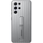 Samsung Galaxy S21 Ultra 5G - Protective Standing Cover - Silver