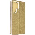 Goldene Elegante Samsung Galaxy S23 Hüllen Art: Flip Cases aus Kunstleder 