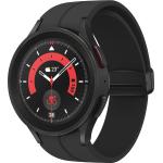 SAMSUNG Galaxy Watch5 Pro Android Wear Smartwatches aus Titan mit Super-AMOLED-Zifferblatt mit LTE mit Titanarmband 
