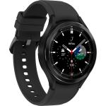 Schwarze SAMSUNG Galaxy Watch4 Smartwatches aus Edelstahl für Herren 