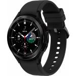 Schwarze SAMSUNG Galaxy Watch4 Herrenuhren aus Edelstahl 