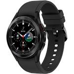 Schwarze Elegante SAMSUNG Galaxy Watch4 Herrenuhren aus Edelstahl 