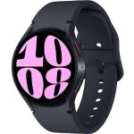 Anthrazitfarbenes SAMSUNG Galaxy Watch6 Uhrenzubehör aus Edelstahl mit Saphir mit LTE mit Saphirglas-Uhrenglas 
