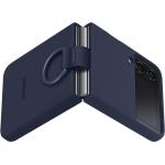 Marineblaue Samsung Galaxy Z Flip 4 Hüllen aus Silikon 