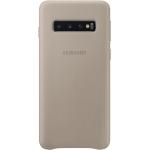 Graue SAMSUNG Samsung Galaxy S10 Cases aus Leder 