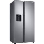 C (A bis G) SAMSUNG Side-by-Side "RS6GA854CB1" Kühlschränke interner Wassertank-kein Festwasseranschluss nötig silberfarben (edelstahl) Kühl-Gefrierkombinationen