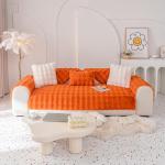 Orange Sofahussen & Sofabezüge mit Tiermotiv aus Samt 