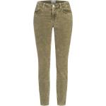 Reduzierte Armeegrüne CLOSED Baker Bio Slim Fit Jeans mit Reißverschluss aus Baumwollmischung für Damen Größe XXL 