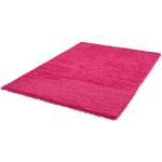 Pinke SANAT HALI Rechteckige Shaggy Teppiche aus Kunstfaser 