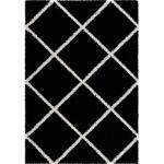 Reduzierte Schwarze SANAT HALI Hochflorteppiche aus Textil 200x290 