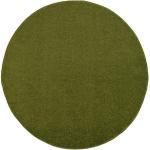 Grüne Unifarbene SANAT HALI Runde Jute-Teppiche 80 cm aus Kunstfaser 