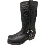 Schwarze Sancho Boots Damencowboystiefel & Damenwesternstiefel in Schmalweite Größe 45 