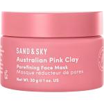 Pinke Gesichtsmasken mit Tonerde gegen große Poren für Herren Reisegröße 