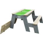 Sandfarbene Moderne EXIT Toys Aksent Nachhaltige Picknicktische aus Zedernholz Breite 100-150cm, Höhe 100-150cm, Tiefe 0-50cm 