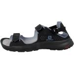 Schwarze Salomon Tech Sandal Outdoor-Sandalen aus Veloursleder für Herren für den für den Sommer 