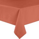 Orange Sander ovale Tischdecken 