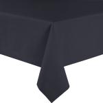 Schwarze Unifarbene Sander Runde eckige Tischdecken 220 cm aus Polyester 
