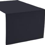Schwarze Unifarbene Sander Rechteckige eckige Tischdecken aus Polyester trocknergeeignet 1-teilig 