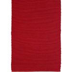 Rote Sander Tischläufer aus Baumwolle 