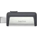 SanDisk Ultra Dual Drive USB Type-C Laufwerk Smartphone Speicher 64 GB (Mobiler Speicher, USB 3.1, versenkbarer Doppelanschluss, 150 MB/s Übertragungsraten, USB Laufwerk)