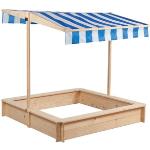 Reduzierte Blaue Sandkästen & Sandkisten aus Holz mit Dach 