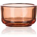 Orange Sandra Rich Runde Teelichtgläser aus Glas 6-teilig 