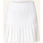 Weiße SANDRO Mini Faltenröcke aus Polyamid für Damen Größe S 
